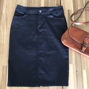 EUC Massimo Dutti Indigo Blue Pencil Skirt Size 4